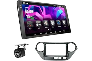 UGAR Compatibile per HYUNDAI i-10 2013-2016 9 Pollici Android 13 DSP 4GB+64GB Autoradio 2K Full HD DAB+ Touch Screen Navigazione GPS