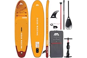Aqua Marina Fusion - Tavola gonfiabile per stand up paddle (iSUP), lunghezza 330 cm