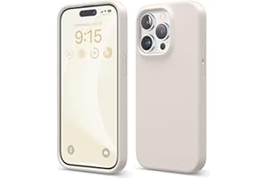 ‎ELAGO elago Etui Kompatybilne z iPhone 15 Pro, Etui z Płynnego Silikonu, Etui Ochronne Na Całą Obudowę, Odporne Na Wstrząsy, Smukłe Etui Na Telefon, Odporne Na Zarysowania, Miękka Wyściółka z Mikrofibry