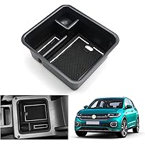 Tappetini In Gomma Per Portabicchieri VW T-Cross 2018-2025 | Antiscivolo, Facili Da Pulire | Accessorio Auto Nero - Foto 6