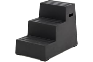 Montoir "Exclusif" avec 3 marches noir