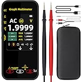 BSIDE S500 Digital Multimeter 20000 Counts Grafisches Multimeter TRMS 1000V 10A mit Auto-Rotate Farbdisplay, Taschenmultimete
