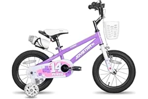 JOYSTAR Pluto Kids Bike - Bicicleta infantil de 12/14/16/18 pulgadas para niños y niñas de 2 a 8 años, bicicletas para niños con ruedas estabilizadoras
