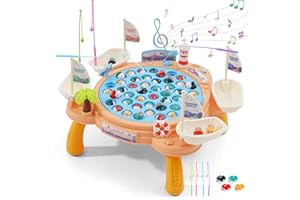 Maycoly Juego de Pesca Musical, Juego Educativo para Niños de 3 a 5 Años