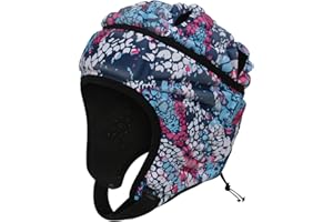 Amagogo Casco de Rugby Ajustable, Casco de protección para la Cabeza, Protector de Cabeza de béisbol de fútbol, ​​Casco Protector Suave para Adultos, jóvenes