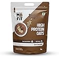 MuscleBlaze Fit High Protein Oats (Dark Chocolate, 2kg) | 22g Protein | Breakfast Cereals for Weight Management