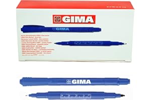 GIMA PENNA DERMATOLOGICA GIMA - doppia punta - conf. 10 pz.