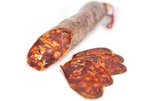 Corsevilla - Chorizo Iberico Bellota - Embutido Iberico - Iberico de Bellota - Gourmet - Iberico - Sin Gluten - Sin Lactosa - (500 gramos. aprox)