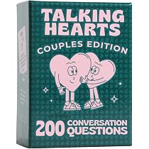 Talking Hearts Conversation Cards - Couple Card Game for Date ...