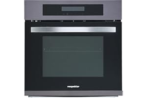 respekta | Horno empotrable autosuficiente | DIGI 8 Black Steel