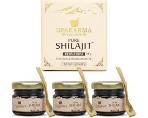 UPAKARMA Pure Shilajit Resin 30g | 300mg/serving |…