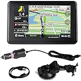 YYRL Navigateur de Voiture à écran Tactile Portable navigateur de Voiture Universel 5 Pouces Navigation GPS DDR256M 8G MP3 FM