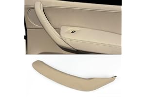 TTCR-II Compatible con Tirador Puerta BMW X3 F25 2010-2016,X4 F26 2014-2017,Manillas Puertas Interior f25 Manijas Para Puertas,Tirador Puerta Derecha de Piel X3 F25 Tirador de Puerta Interior X4 F26