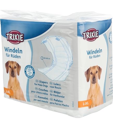 Pannolini Usa E Getta Per Cani Maschi - Altamente Assorbenti Con Indicatore Di Umidità, Antifuoriuscita