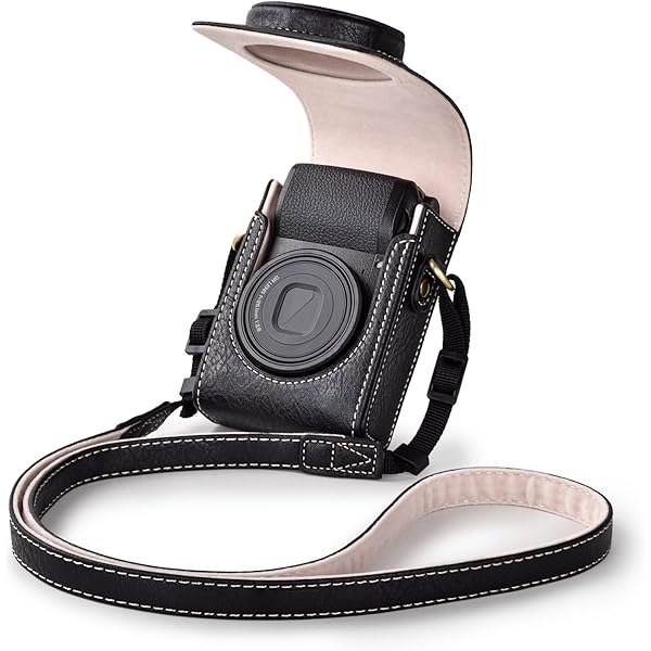 MegaGear Ever Ready Leather Camera Case Compatible with Sony