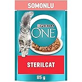 PURINA ONE Somonlu Kısırlaştırılmış Kediler İ&ccedil;in Yaş Kedi Maması 85 Gram, 26 Adet