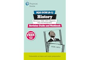 Pearson REVISE AQA GCSE (9-1) History America, 1920-1973: Opportunity and inequality Revision Guide and Workbook: For 2024 and 2025 assessments and ... online edition (REVISE AQA GCSE History 2016)