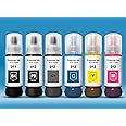 CANOFF 011/012 Compatible Refill Ink for Epson L8180 / L8160 Printer – Compatible Ink Bottle for Epson 011/012 Ink (C/M/Y/K/PB/GY)
