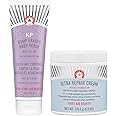First Aid Beauty Bundle: KP Bump Eraser Body Scrub with 10% AHA – 226 g – and Ultra Repair Cream Intense Hydration Moisturiser – 170 g