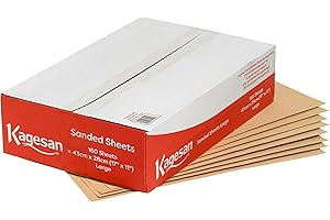 Kagesan Bulk Sanded Sheets Red 17 X 11 (43 X 28cm), Clear