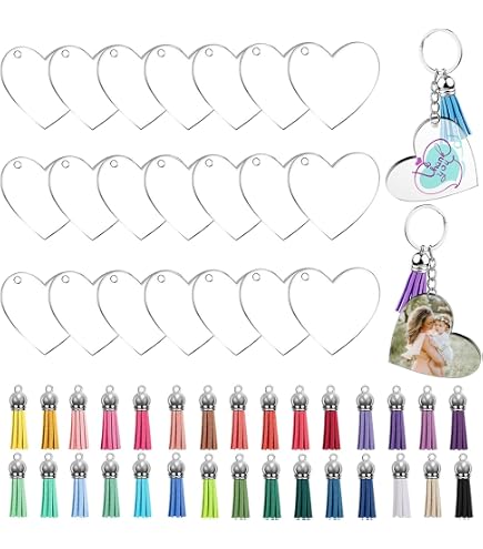 100 Stück Acryl Schlüsselloch-Aufhänger – Transparent, Für Bilderrahmen & Regale, 2,2x2,5x0,6 Cm