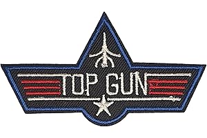 TOP GUN PATCH Top Gun Maverick Patch US Military Fighter Weapons Iron On square Badge