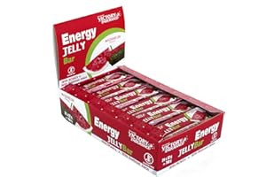 VICTORY ENDURANCE Energy Jelly Bar Sandía; 32g x 24 barritas Aportan vitaminas, minerales y zumo de remolacha; Sin Gluten