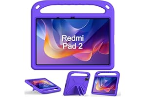 XunyLyee Etui dziecięce do Xiaomi Redmi Pad 2 2025, 11 cali, etui ochronne, fioletowe