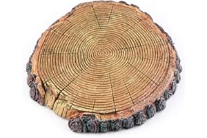 AQUA KT Schildkröten Holz Sonnendock Schwimmende Insel Baumstumpf Schweben Plattform mit Saugnapf für Reptilien Amphibien Terrarien Habitat