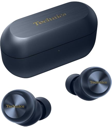Technics EAH-AZ100E-K Wireless Noise Cancelling Earphones, 10 mm