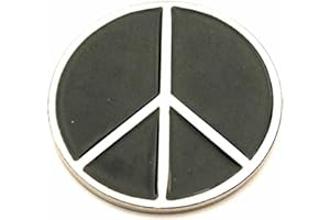 GBJUK CND - Spilla per segno della pace, con chiusura a farfalla sul retro