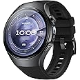 HUAWEI WATCH 5, 46mm Smartwatch, Multi-sensing X-TAP, Health MOT, Running Watches, Real-Time Fingertip Blood Oxygen, up to 11 Days Battery Life, eSIM, Aerospace-Grade Titanium, iOS & Android, Black