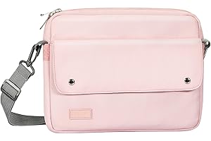 TiMOVO 9-11" Funda de Tableta con Bandolera para iPad 10ª Gen. 10.9", iPad 9ª/8ª/7ª Gen. 10.2", iPad Air 11/Air 5ª/4ª Gen. 10.9",Galaxy Tab A9+/A9 Plus 11", Rosa