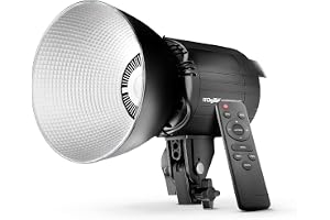 Digitek Lite DCL-150WBC Combo 150W Bi Color Continuous LED Light with 18CM Reflector & Infrared Remote, AC Power - 3000K-6500K Color Temperature Control, 95 CRI, 13500 Lumen, Ideal for
