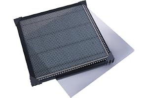 TIQICIVINUI Laser Honeycomb arbetsbord 400 x 400 x 22 mm för lasergravyrmaskin, bikakeformad bänkskiva laser graveringsmaskin