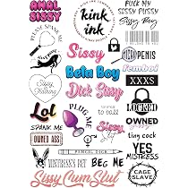 Kink Ink - 30 Temporary Tattoos Adult Sexy Naughty Sub and Dom ...
