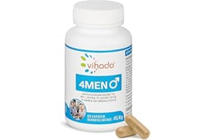 Vihado 4Men Kapseln – Nahrungsergänzungsmittel speziell für Männer – 60 Kapseln