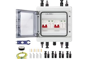 Yapasopu Scatola di combinatore solare con protezione da sovratensione multi-strato PV DC 40A 1000V Switch IP65 Gestione solare efficiente dell'energia impermeabile