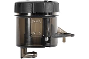 YCTZE Tazza Dell'olio del Freno del Motociclo Tazza Dell'olio del Freno Anteriore Universale in Plastica Cilindro Principale della Frizione Serbatoio del Fluido Bottiglia del Serbatoio per Moto Adatto per D