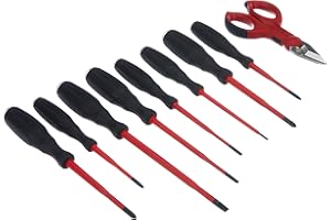 Intercable Set 8 Giraviti con Forbici F1 da elettricista