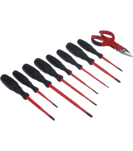 10-Pack Strong Magnetic 5A Black Non-Slip Cross Screwdriver Bits – S2 Steel, FPH2 Impact Bits 65mm & 110mm For Electricians
