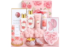 Drazik® Birthday Pamper Gifts for Women, Unique Pamper Hampers Kit Self Care Package for Her, Relaxation Ladies Christmas Spa Gifts Sets Xmas Present Ideas for Women Best Friend Sister Bestie Mum
