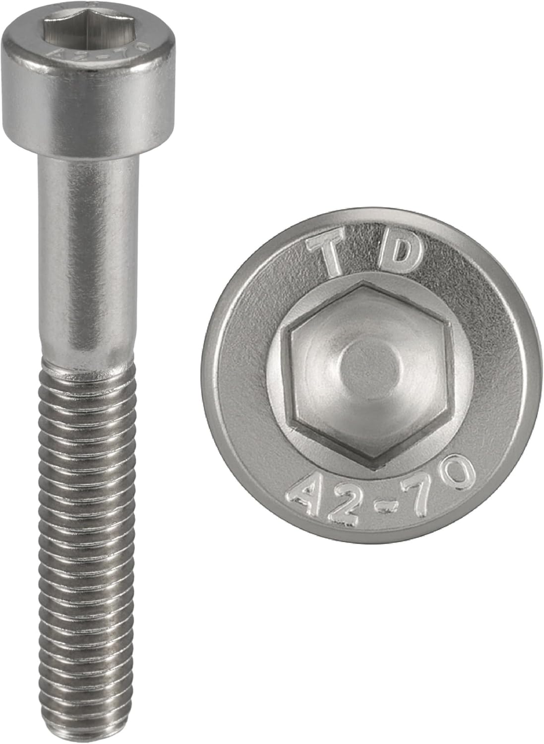 PRORAJE Vis M6x40 mm INOX A2 Tête Cylindrique Ø 6x40 mm, LOT DE 10 Pcs | CHC, Acier Inoxydable A2-70 (V2A/304), ISO 4762 / DIN 912, BTR, Pas de 1mm, M6x40mm, 6x40mm, M6 x 40, 6 x 40mm