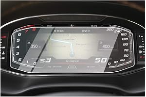CDEFG Instrumententafel Schutzfolie Kompatibel mit Seat Tarraco Ateca Leon KL Cupra Formentor Arona Ibiza 2020 2021 2022 2023 2024 9H Tempered Glas Kratzfest Transparent 10,25 Zoll Displayschutzfolie