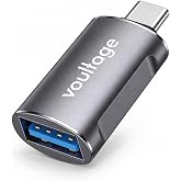 Voultage Type-C to USB-A D&ouml;n&uuml;şt&uuml;r&uuml;c&uuml; - USB 3.0 OTG Adapt&ouml;r, 5 Gbps Y&uuml;ksek Hızlı Veri Aktarımı, MacBook, Samsung Galaxy, Iphon