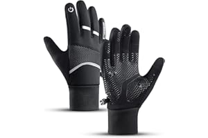 kyncilor Guanti Invernali Uomo Touchscreen Guanti Moto Invernali Guanti Da Antiscivolo Antivento Antivento Guanti Per Ciclismo, Sci, Guida