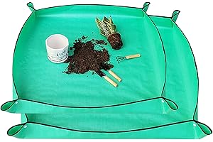 TIANHOO Mata do przesadzania roślin, składana mata ogrodowa, mata ogrodowa, mata ogrodowa, mini narzędzia ogrodnicze do wnętrz kwiat sadzonki, podłoga narzędzie ogrodowe