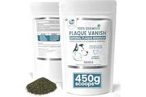 Petastical Plaque Vanish | Plaque Off Chiens et Chats | Banish Dents Détachant Plaque pour Dents Tartre Mauvaise Haleine (450 g)