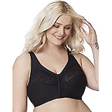 Glamorise Women's MagicLift Natural Shape Bra Wirefree #1210 Full Coverage Bra (Pack of 1)