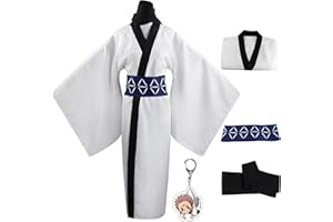 LYL100WT Jujutsu Kaisen Cosplay Costume for Kids Adult Anime All Characters Outfits Full Set with Keyrings Halloween Carnival Fantasy Gift